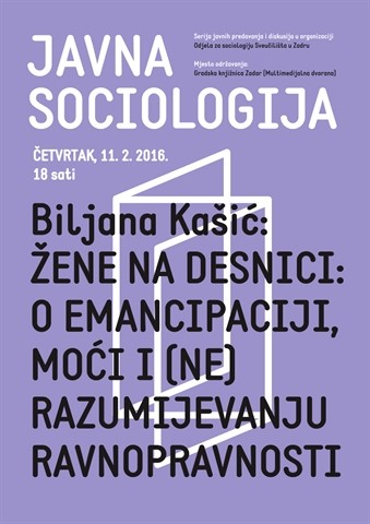 Javna sociologija - Žene na desnici: o emancipaciji, moći i (ne)razumijevanju ravnopravnosti